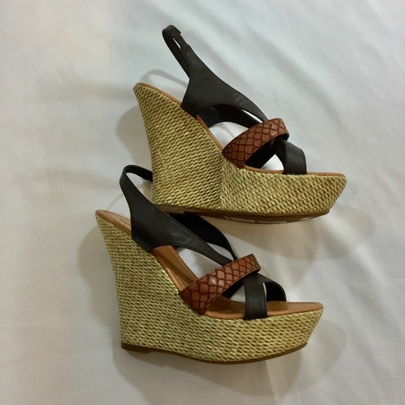 Pierre Dumas, Platform espadrilles, Browns, Wedges - Picture 4 of 7